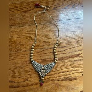 Elegant Gold and Silver Necklace